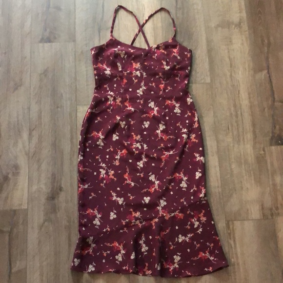 Worn once! - EXPRESS Zip Back Sundress - Picture 3 of 7
